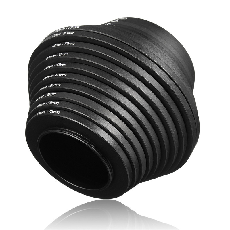 Camera Lens Filter Step Up Down Ring 37-82mm 18 PCS for 