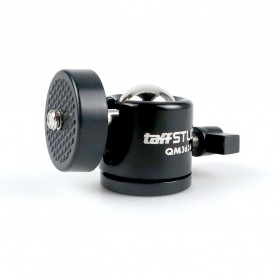 TaffSTUDIO Mini Ball Head Tripod Kamera DSLR 360 Swivel 1/4 - QM3624 - Black - 3