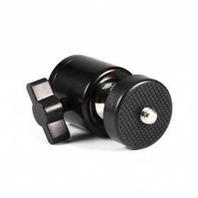 TaffSTUDIO Mini Ball Head Tripod Kamera DSLR 360 Swivel 1/4 - QM3624 - Black - 4