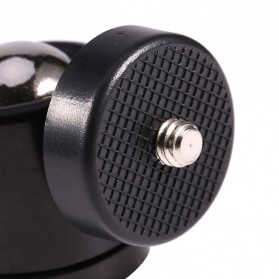 TaffSTUDIO Mini Ball Head Tripod Kamera DSLR 360 Swivel 1/4 - QM3624 - Black - 6