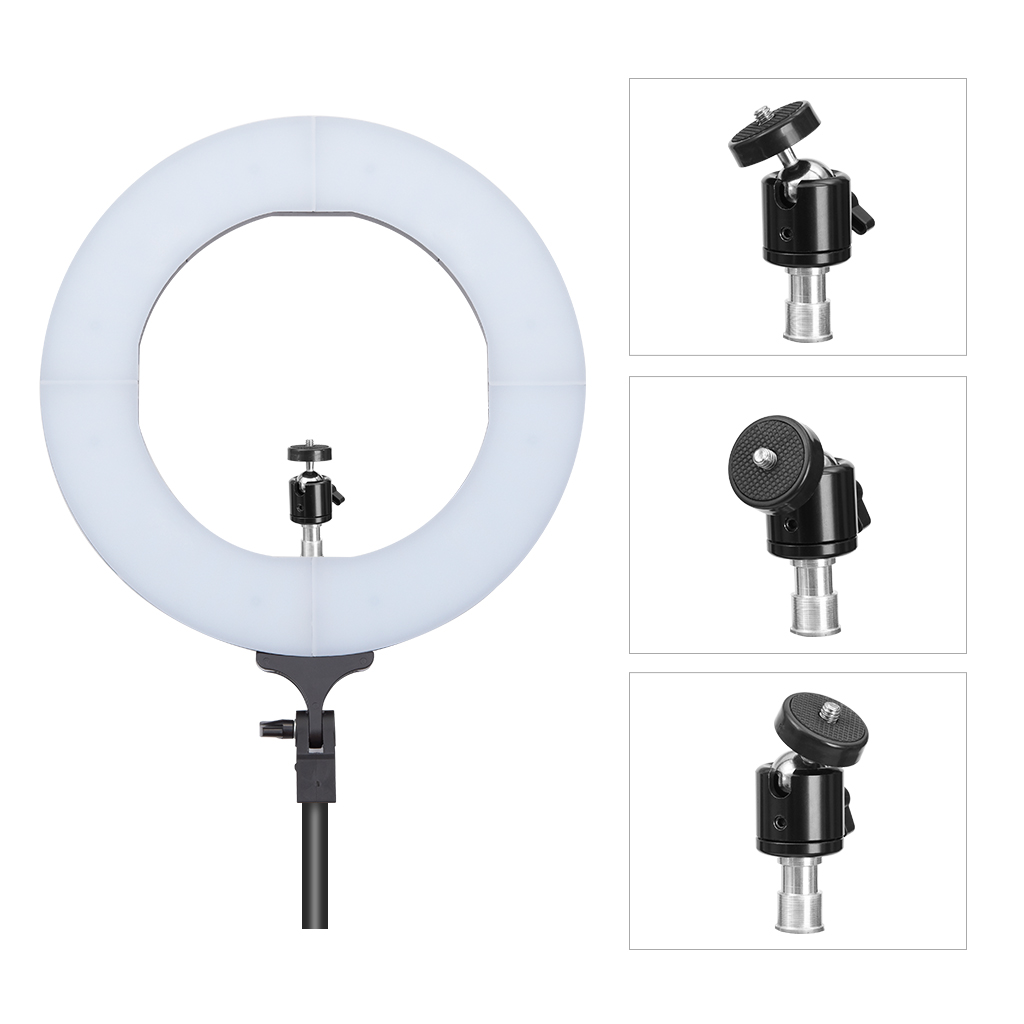 TaffSTUDIO Lampu  Halo Ring Light LED  Kamera DSLR  