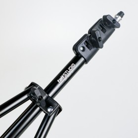 TaffSTUDIO Payung Softbox Reflektor Boom Arm Studio 50x70cm dengan Bohlam 45W - SH-RGX-01 - Black - 9