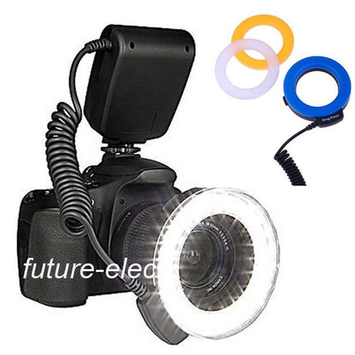 lightdow macro led ring flash light kamera dslr canon nikon sony ld 48 black jakartanotebook com