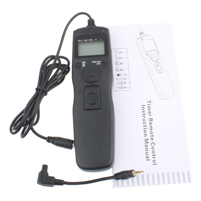 lcd display timer remote control for canon black jakartanotebook com