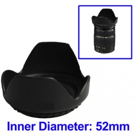 Lens Hood for Cameras 52mm (Screw Mount) - Black - 1