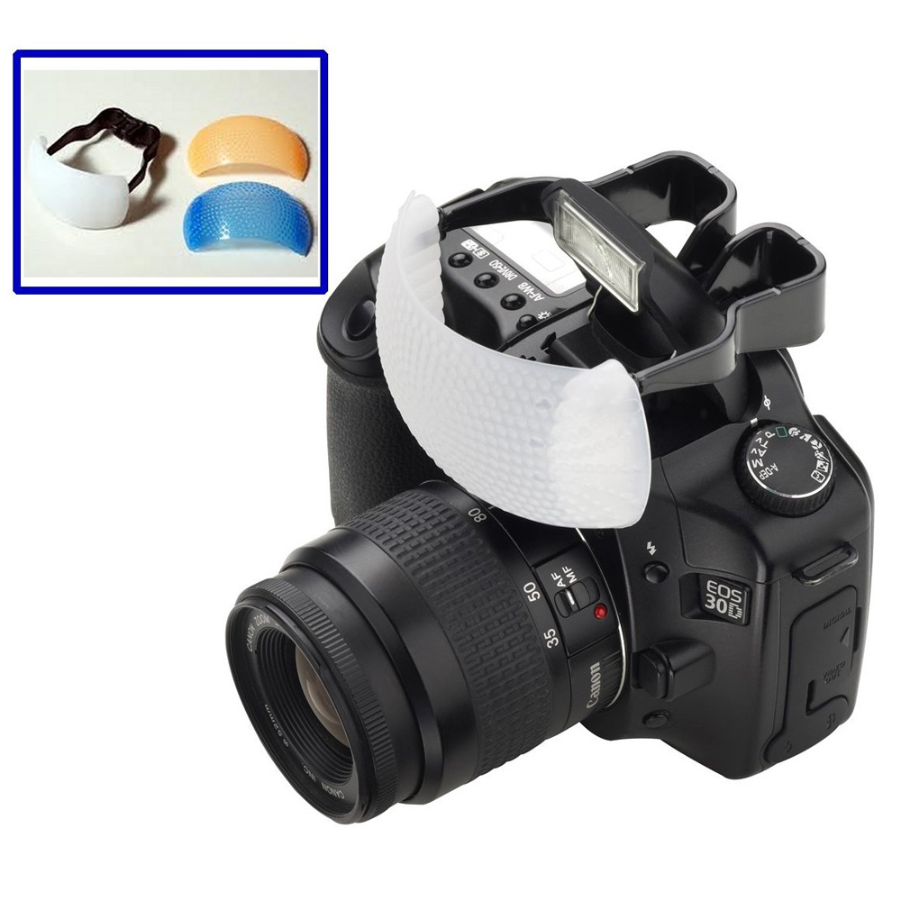 Foleto Pop Up 3 Color Flash Diffuser Kamera - F448 - Multi