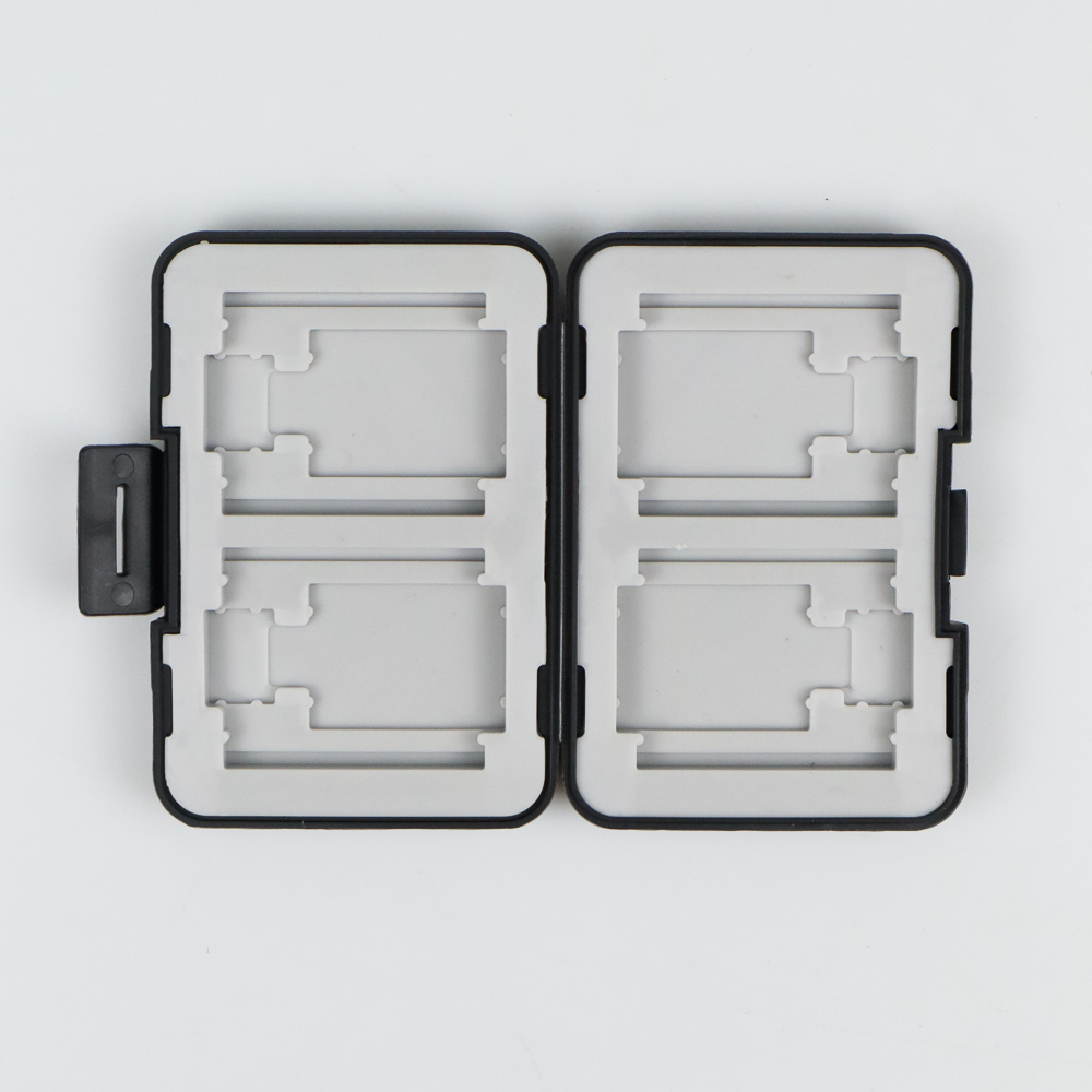 Taffware Case Holder Plastic Storage Box for Memory Card (4 Compact + 4 SD + 4 Micro SD) - WC0572 - Black - JakartaNotebook.com