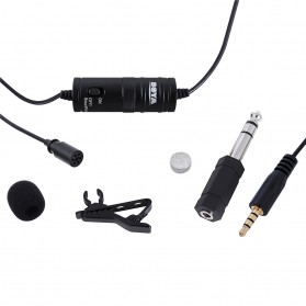 Boya Clip-On Omnidirectional Microphone for Smartphone & DSLR - BY-M1 - Black - 3