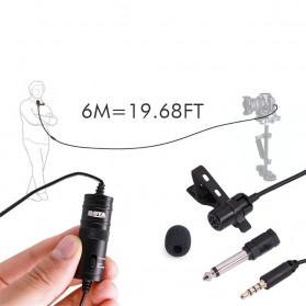 Boya Clip-On Omnidirectional Microphone for Smartphone & DSLR - BY-M1 - Black - 8