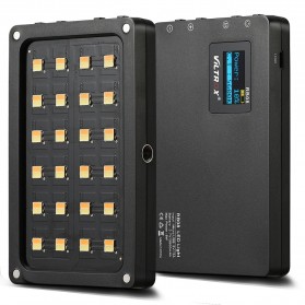 Viltrox Mini Video LED Light Portable Fill Light Bi Color 2500K-8500K - RB08 - Black