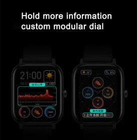 Xiaomi Amazfit GTS Sport Smartwatch Bluetooth 5.0 - A1914 - Black - 6