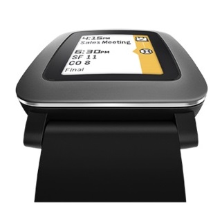 Pebble Time Smartwatch With Silicon Band Black pebble time smartwatch with silicon band black
