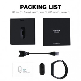 SKMEI Jam Tangan LED Gelang Fitness Tracker - B15S-C - Black - 6