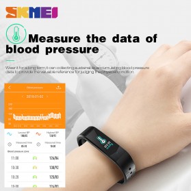 SKMEI Jam Tangan LED Gelang Fitness Tracker - B30 - Black - 6
