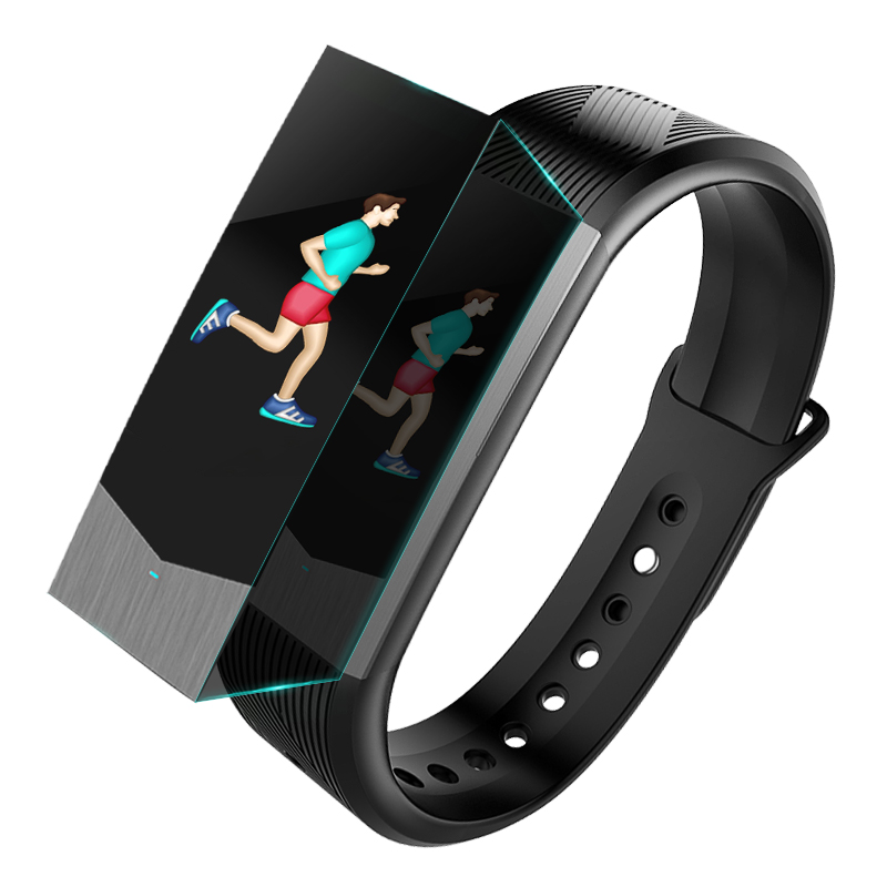 SKMEI Jam Tangan LED Gelang Fitness Tracker - B30 - Black