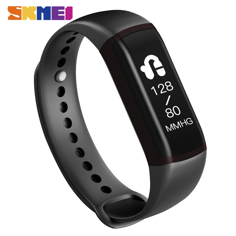SKMEI Jam Tangan LED Gelang Fitness Tracker Heartrate
