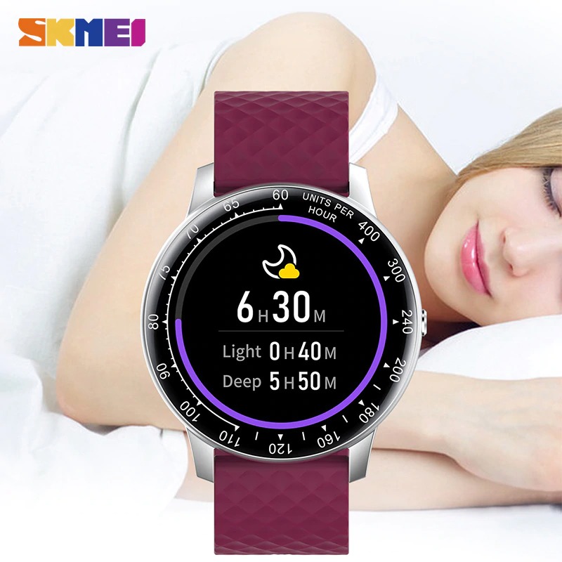 SKMEI Smartwatch Sport Tracker Blood Pressure Heart Rate - H30 - Silver  Blue - JakartaNotebook.com