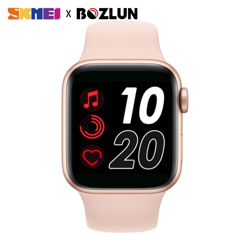 SKMEI Smartwatch Sport Fitness Tracker Heart Rate Blood Pressure - T500P -  Black - JakartaNotebook.com