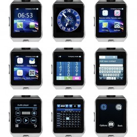DZ09 Smartwatch WatchPhone GSM for Android - Black - 5