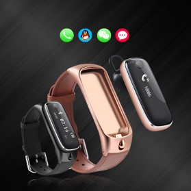 SAMTAO Smartwatch Headset Bluetooth - M6 - Black - 3
