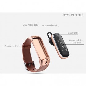 SAMTAO Smartwatch Headset Bluetooth - M6 - Black - 5