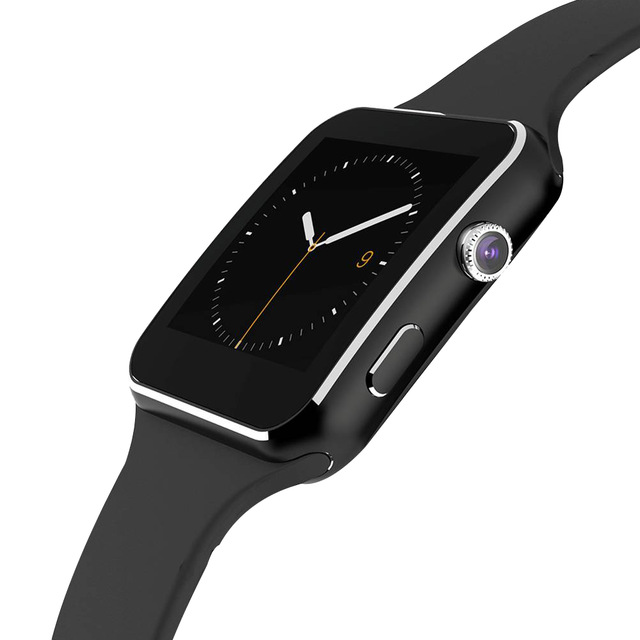 black bluetooth smart watch