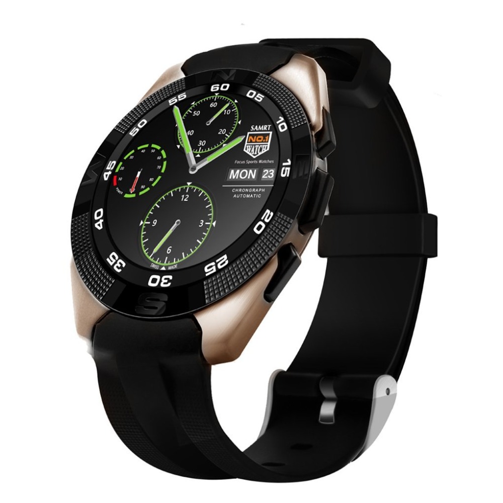 G5 Smartwatch Sporty Blueooth For IOS And Android Black Gold