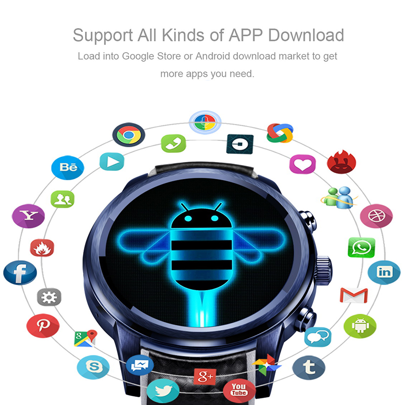 LEMFO LEM5 Pro Bluetooth Smartwatch Sporty SIM Card for Android - Black -  JakartaNotebook.com