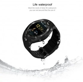 Sporty Smartwatch Bluetooth SIM Card for Android iOS - Y1 - Black - 3