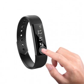 ID 115 Smartwatch Bracelet Fitness Tracker - Black - 2