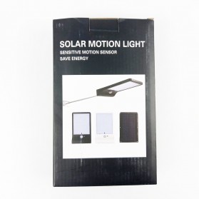 Alloet Lampu Solar Outdoor 48 LED 7 Color Temperature +Remote 2700-6000K - 1501B - Black - 9