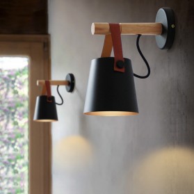 TaffLED Cover Lampu Hias Dinding Nordic Living Room Light E27 - F215 - Black