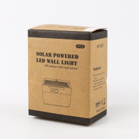 Woopower Lampu Solar Panel Sensor Gerak Outdoor Waterproof 206 LED 1 PCS - XF-2026 - Black - 10