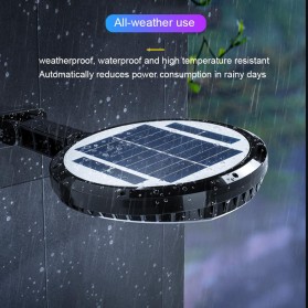 LAIDEYI Lampu Solar Panel Sensor Gerak PIR Outdoor Waterproof 70 LED with Remote Control - 8870 - Black - 7