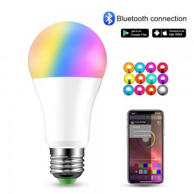VBS Smart Light Bulb Bluetooth Bohlam LED RGB E27 15W 1PCS - V320 - White - 2