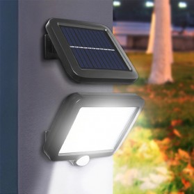 ZOYJITU Lampu Solar Sensor Gerak Outdoor Waterproof COB 120 LED - FX583 - Black - 3