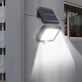ZOYJITU Lampu Solar Sensor Gerak Outdoor Waterproof COB 120 LED - FX583 - Black - 7