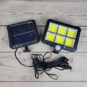 ZOYJITU Lampu Solar Sensor Gerak Outdoor Waterproof COB 120 LED - FX583 - Black - 9