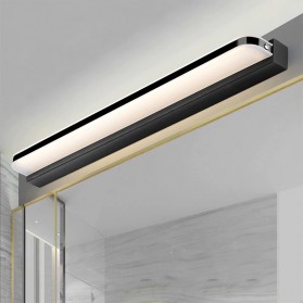 JUSHENG Lampu Cermin LED Modern Linear Wall Light Black Frame Cool White 9 W 42 cm - 5960-R - Black