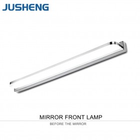 JUSHENG Lampu Cermin LED Modern Linear Wall Light Black Frame Cool White 9 W 42 cm - 5960-R - White