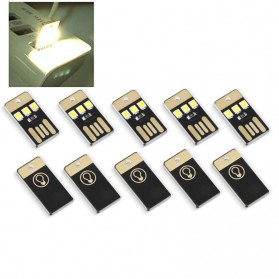 CozyLife Lampu LED Mini USB 3x2835 SMD Chip Cool White - CZ28 - White - 4
