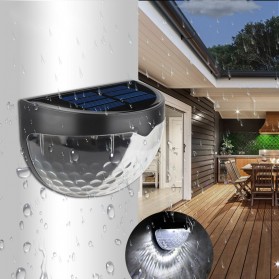 XUNATA Lampu Tenaga Matahari Taman LED Solar Lamp Outdoor Garden Cool White 1PCS- XU1501 - Black