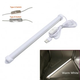 WIXO Lampu LED Strip Tube Light Portable USB Power 2835SMD 52 cm - WX01 - Warm White