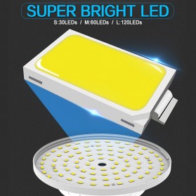 POCKETMAN Lampu LED Camping Solar Panel Lantern 120 LED - HS-V62 - White - 4