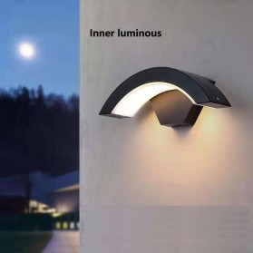 PDQ Lampu LED Sensor Gerak Outdoor Inner Light Weatherproof Cool White 15W - 03120 - Black