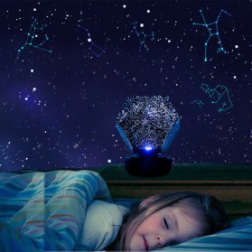 Ousam Lampu Proyektor LED Night Light Model Starry Night Sky with Remote Control - WZXKD01 - Black - 8