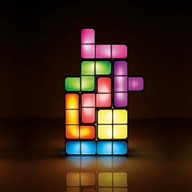 Feimefeiyou Lampu Hias LED Tetris Stackable Puzzles 7 PCS - F0017 - Multi-Color - 2