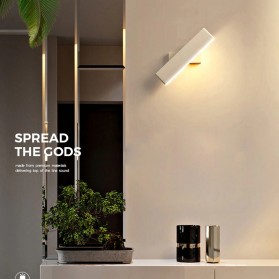 LITU Lampu LED Dekorasi Rumah Indoor Wall Lamp Warm White - W22 - Black - 4