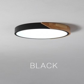 IMINOVO Lampu LED Plafon Modern Ceiling Light 24W 30cm Cool Light - XD123A - Black - 1