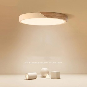 IMINOVO Lampu LED Plafon Modern Ceiling Light 24W 30cm Cool Light - XD123A - Black - 4